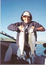 Grandson with some nice fish