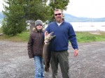 Unknown angler with HUGE 17 pound brown...