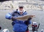 Rick holding client's bull trout