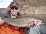 Brian with a 10 plus pound bull trout...