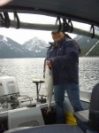 Wan Teece with her Mega-kokanee that weighed 8.23 Lb.!