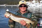 Wintertime brown trout action