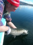 Jerry releases his 1O LB. hookjaw brown. Crescent, March 12.