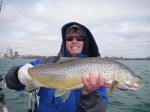 Mark with his 11 pound domestic...