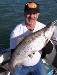 John Krmpotich with his brown bagger patch fish... 13 lbs 13 oz, what a beaut!