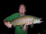 Dan McAllister with his 11.25 pound brown...