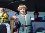 Jonathan with a brown trout...