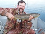 Ryan Daniels with a nice East Lake fish...