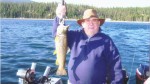 Ed Stanley with a 4 lb. brown.