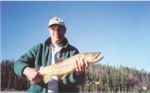 Val Budd with a beautiful fish