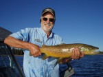 Rick with a long wickiup brown trout...