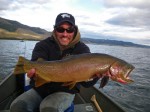 Vance with a large Yellowstone Cutthroat