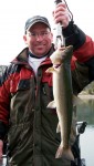 Ray Hobart with a 5 pound bull.